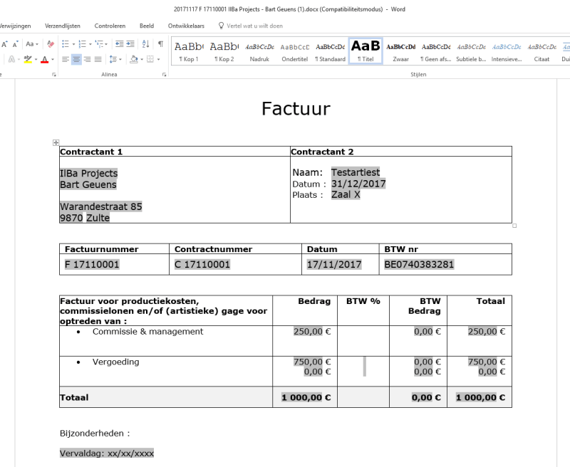 ilbaartists_factuur